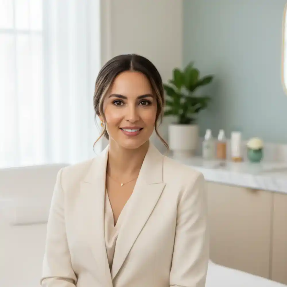 Portrait of a licensed esthetician