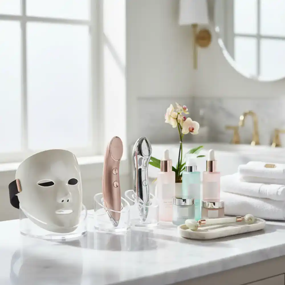 Organized skin device regimen